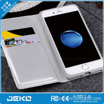 Good quality PU leather wallet phone protect shell for iphone 7 7plus